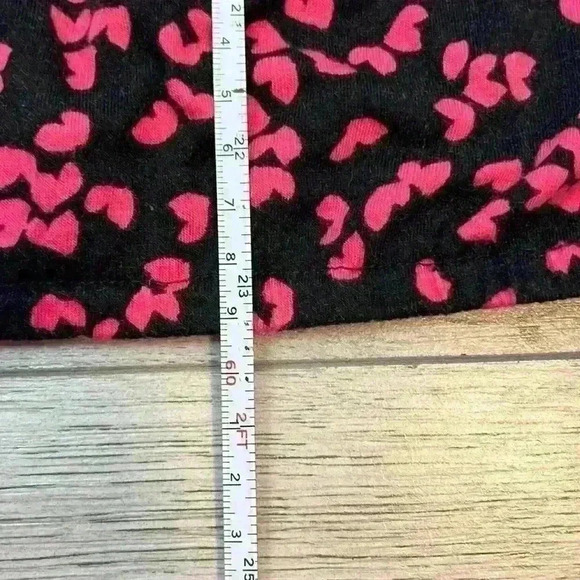 Michael Michael Kors Black & Pink Heart Blouse Size M - Picture 6 of 7